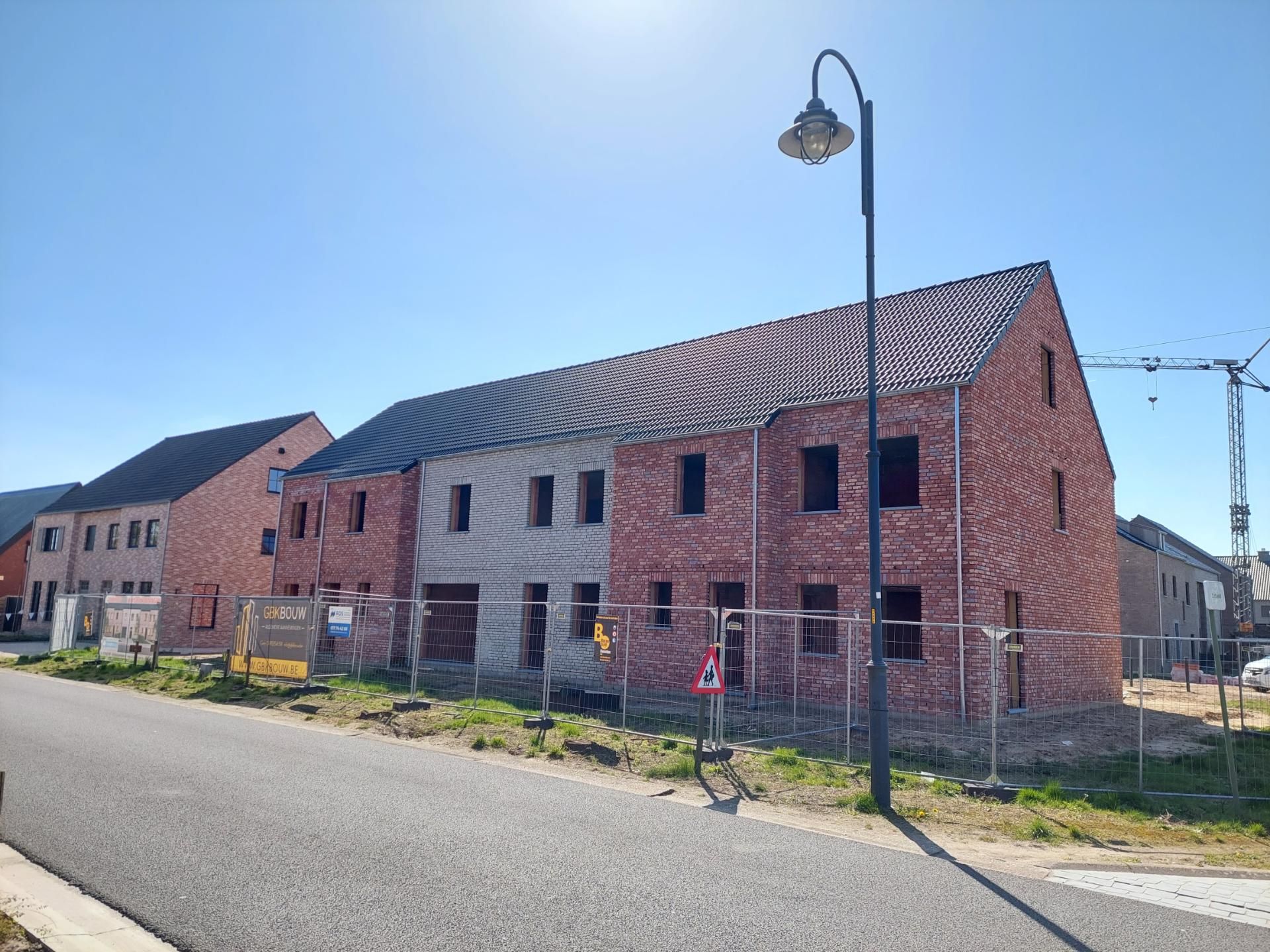 Driewoonst in Pelt, gebouwd door GBK Bouw